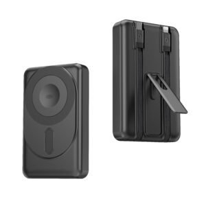 GL69780  10000mah磁吸无线充带线移动电源